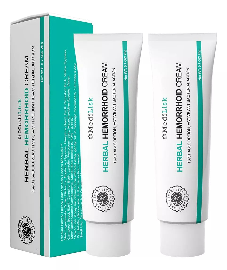 NUEVA Crema Herbal para hemorroides