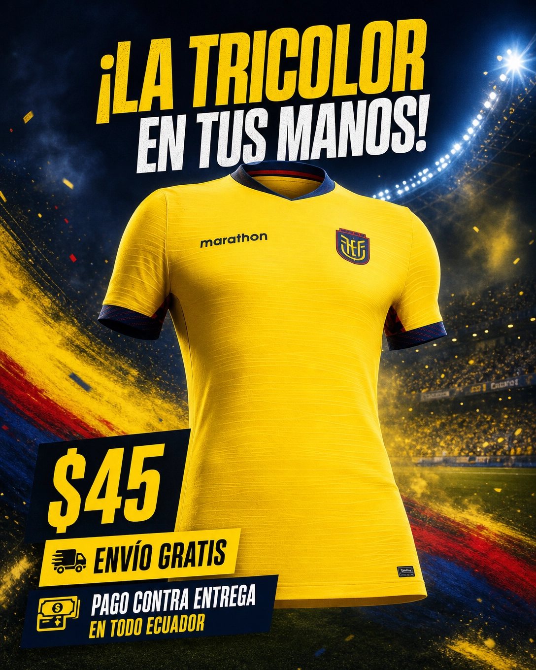 Blusa de Selección Ecuador Mundial 2026